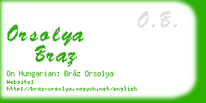 orsolya braz business card